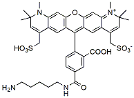 Molecular structure of the compound: BP Fluor 594 Cadaverine