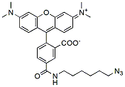 Molecular structure of the compound: TAMRA Azide, isomer 5