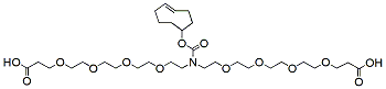 Molecular structure of the compound: N-(TCO)-N-bis(PEG4-acid)