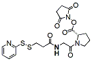 Molecular structure of the compound: SPDP-Gly-Pro-NHS ester