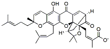 Molecular structure of the compound: Gambogic acid pyridine salt