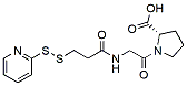 Molecular structure of the compound: SPDP-Gly-Pro-acid TEA salt