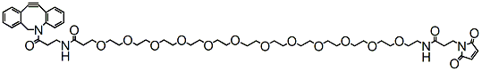 Molecular structure of the compound: DBCO-PEG12-Maleimide