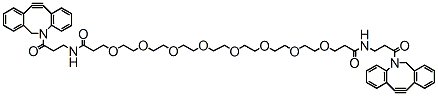 Molecular structure of the compound: DBCO-PEG8-DBCO