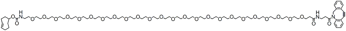 Molecular structure of the compound: TCO-PEG24-DBCO