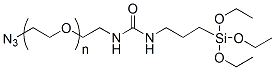 Molecular structure of the compound: Azide-PEG-Silane, MW 2,000