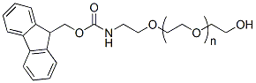 Molecular structure of the compound: Fmoc-NH-PEG-OH, MW 1,000