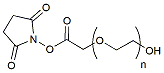 Molecular structure of the compound: HO-PEG-NHS ester, MW 2,000