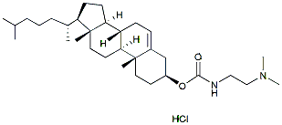 Molecular structure of the compound: DC-Cholesterol HCl