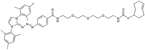 Molecular structure of the compound: Diazo-PEG3-TCO