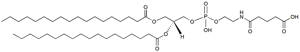 Molecular structure of the compound: DSPE-glutaric acid