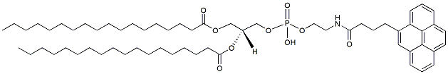 Molecular structure of the compound: DSPE-Pyrene