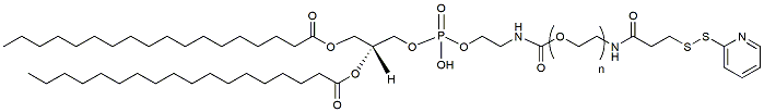 Molecular structure of the compound: DSPE-PEG-SPDP, MW 3,400
