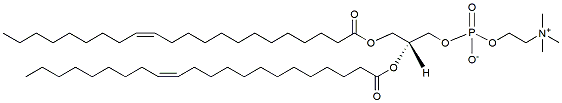 Molecular structure of the compound: 1,2-Dierucoyl-sn-glycero-3-Phosphocholine
