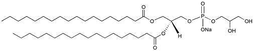 Molecular structure of the compound: 1,2-Distearoyl-sn-glycero-3-phosphoglycerol