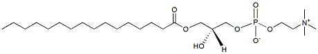 Molecular structure of the compound: 1-Palmitoyl-sn-glycero-3-Phosphocholine
