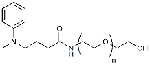Molecular structure of the compound: Methylaniline-PEG-alcohol, MW 5,000