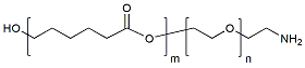 Molecular structure of the compound: PCL(1k)-PEG(1k)-NH2