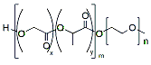 Molecular structure of the compound: PLGA(40k)-mPEG(2k)