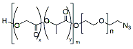 Molecular structure of the compound: PLGA(2k)-PEG(1k)-N3