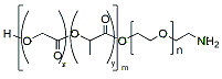 Molecular structure of the compound: PLGA(5k)-PEG(1k)-NH2