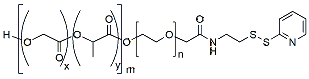Molecular structure of the compound: PLGA(5k)-PEG(5k)-SPDP