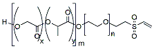 Molecular structure of the compound: PLGA(2k)-PEG(2k)-VS