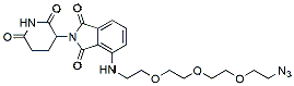 Molecular structure of the compound: Pomalidomide 4-PEG3-azide