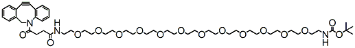 Molecular structure of the compound: DBCO-PEG12-NH-Boc