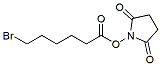 Molecular structure of the compound: 2,5-dioxopyrrolidin-1-yl 6-bromohexanoate