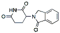 Molecular structure of the compound: Phthalimidine, 2-(2,6-dioxopiperiden-3-yl)
