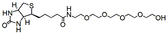 Molecular structure of the compound: Biotin-PEG5-alcohol