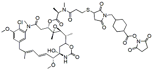 Molecular structure of the compound: DM1-SMCC