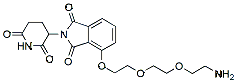 Molecular structure of the compound: Thalidomide-O-PEG2-Amine TFA salt