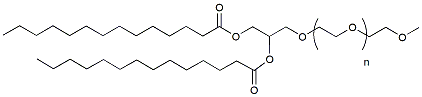 Molecular structure of the compound: DMG-C13-mPEG2000