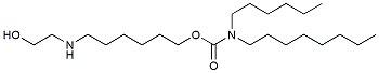 Molecular structure of the compound: 6-(2-hydroxyethylamino)hexyl hexyloctylcarbamate