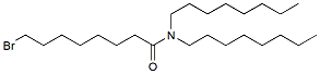 Molecular structure of the compound: 8-bromo-N,N-dioctyloctanamide