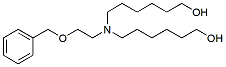 Molecular structure of the compound: 6-[[2-(Phenylmethoxy)ethyl]amino]-bis-N,N-1-hexanol
