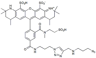 Molecular structure of the compound: BP Fluor 546 Azide Plus