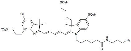 Molecular structure of the compound: BP Fluor 680 Azide