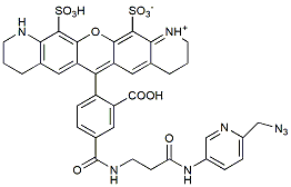 Molecular structure of the compound: Rhodamine Picolyl Azide