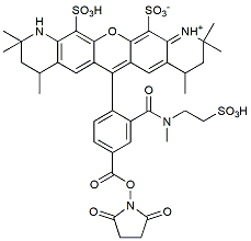 Molecular structure of the compound: MB 543 NHS ester