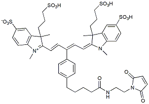 Molecular structure of the compound: IR 650 Maleimide