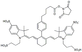 Molecular structure of the compound: IR 750 NHS ester
