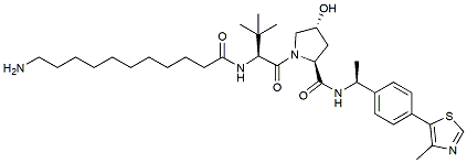 Molecular structure of the compound: (S,R,S)-AHPC-Me-C10-NH2 HCl salt