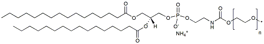Molecular structure of the compound: 16:0 PEG PE, MW 750