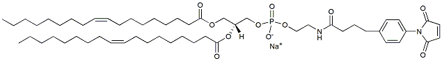 Molecular structure of the compound: 18:1 MPB PE