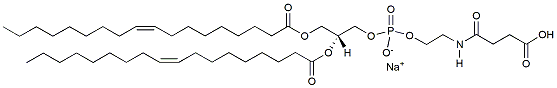 Molecular structure of the compound: 18:1 Succinyl PE