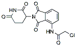 Molecular structure of the compound: 2-Chloro-N-(2-(2,6-dioxopiperidin-3-yl)-1,3-dioxoisoindolin-4-yl)acetamide