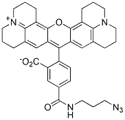 Molecular structure of the compound: ROX azide, 5-isomer